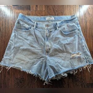 Abercrombie & Fitch 4" Mom Shorts High Rise Curve Love